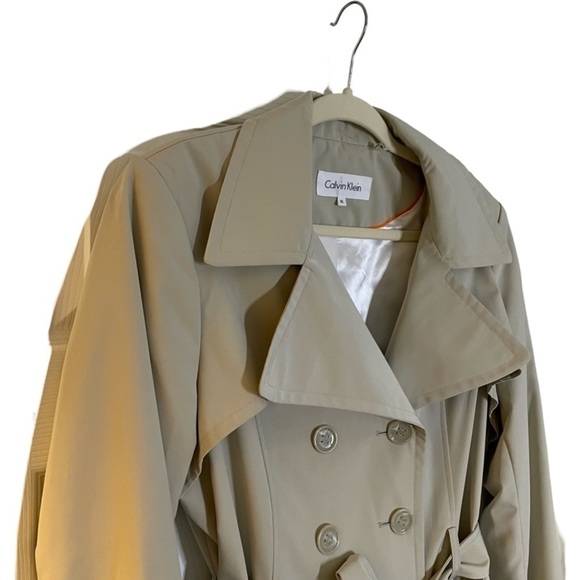 Calvin Klein Cream Trench Coat - XL - Picture 4 of 16